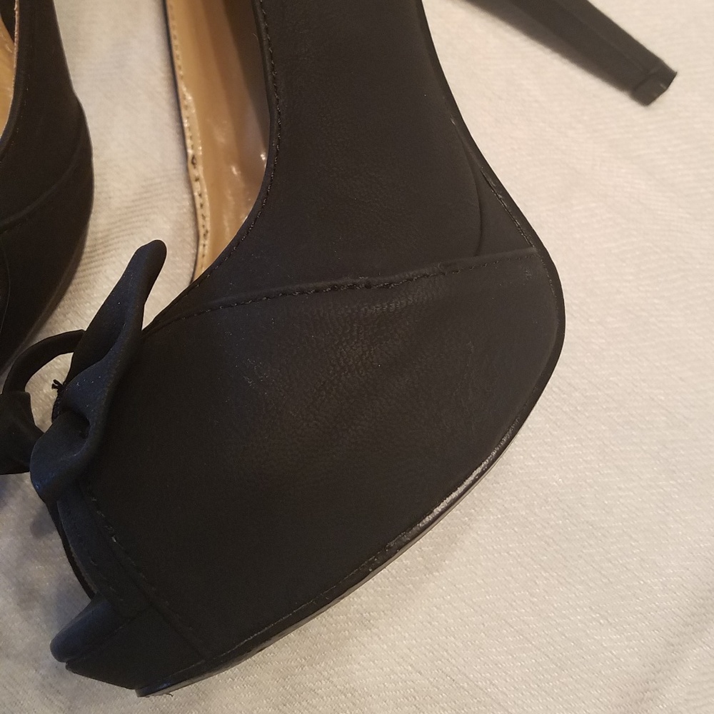 Platform Peep-Toe Shoes
